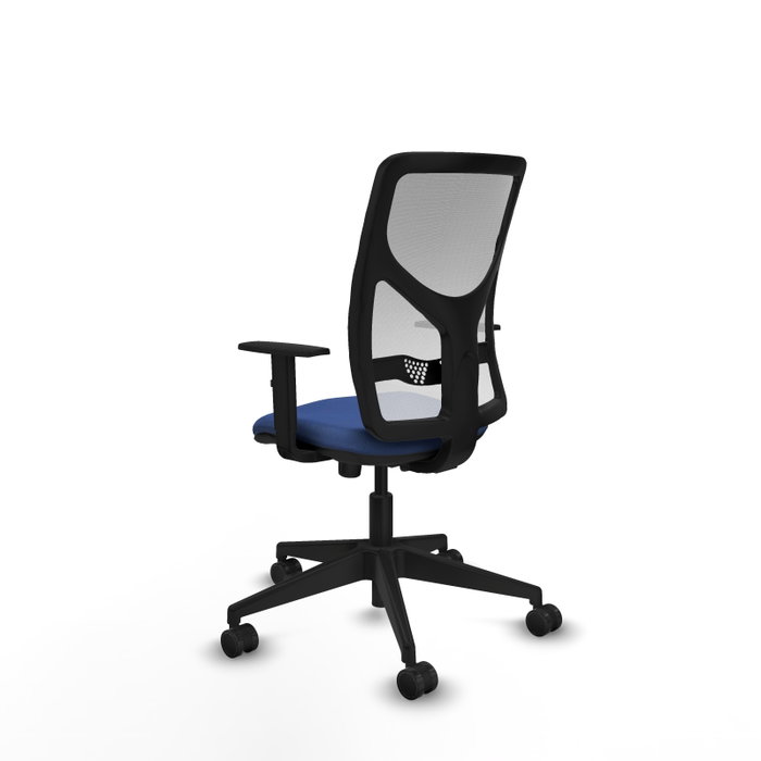 PIQUERAS Y CRESPO Silla de oficina Motilla Sincro Azul marino y Blanco PIQUERAS Y CRESPO Silla de oficina Motilla Sincro Azul marino y Blanco