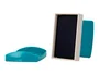 X'stamper Sello Quix Personalizable Q-16, Color Azul, Medidas 36x61 mm, Consumible Máquina Sellos, Resistente al Agua, 6000 Impresiones