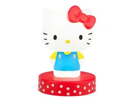 Wondee ICONS Lámpara Hello Kitty Icon Vestido Azul Lazo Rojo Figura Luminosa Escritorio/Estantería/Luz Nocturna Colección Regalo Fans 120x75x10mm