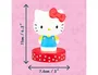 Wondee ICONS Lámpara Hello Kitty Icon Vestido Azul Lazo Rojo Figura Luminosa Escritorio/Estantería/Luz Nocturna Colección Regalo Fans 120x75x10mm
