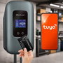 Qoltec Cargador de Coche Eléctrico Typ2 22kW 32A Wi-Fi LCD RFID 5m
