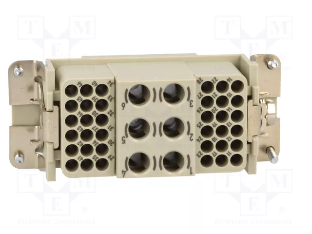 HARTING Han K6/36 insert female plantilla de contacto HARTING Han K6/36 insert female plantilla de contacto