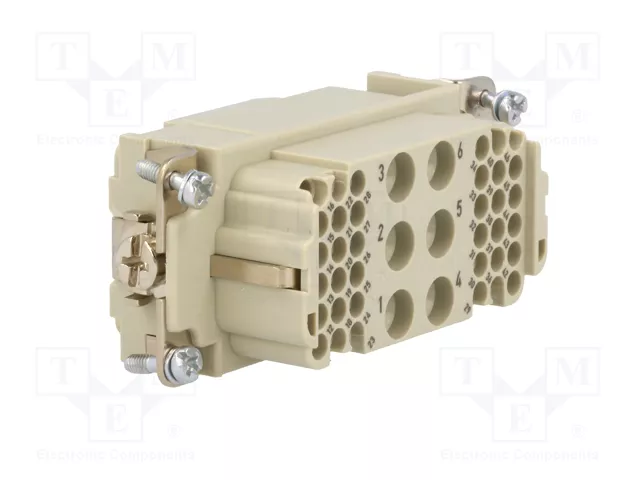 HARTING Han K6/36 insert female plantilla de contacto HARTING Han K6/36 insert female plantilla de contacto
