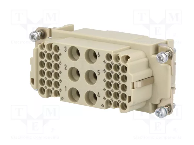 HARTING Han K6/36 insert female plantilla de contacto HARTING Han K6/36 insert female plantilla de contacto