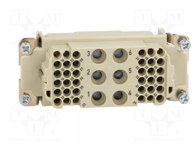 HARTING Han K6/36 insert female plantilla de contacto HARTING Han K6/36 insert female plantilla de contacto