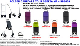 ROLSER Finstock Carro 4.2 Tour SBELTA MF Negro/Rojo