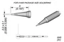JBC TOOLS Punta de soldadura tipo destornillador 0,2x0,2mm C105116