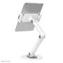 Neomounts Soporte Universal para Tablet de Escritorio DS15-550WH1, Ajustable 4.7" a 12.9", Giratorio 360°, Inclinación 270°, Base Antideslizante, Blanco