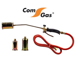 COMGAS Kit de Soplete a Manguera 1.5 m con Gatillo y 3 Boquillas