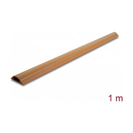 DeLOCK Canaleta para cables autoadhesiva 50 x 13 mm aspecto madera