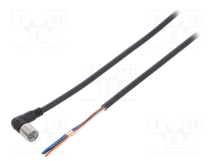 OMRON Cable para sensores M8 hembra angular 5m 4 pines OMRON Cable para sensores M8 hembra angular 5m 4 pines