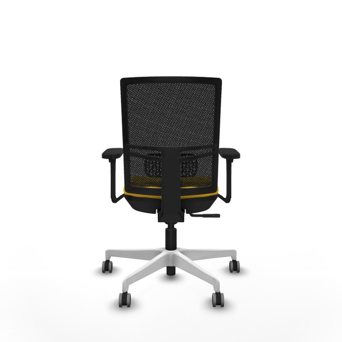 PIQUERAS Y CRESPO Silla de oficina Yunquera con mecanismo Sincro, Amarillo y Negro PIQUERAS Y CRESPO Silla de oficina Yunquera con mecanismo Sincro, Amarillo y Negro