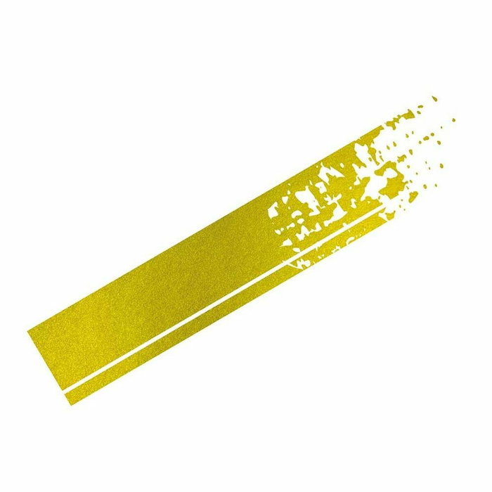 Foliatec Vinilo Decorativo para Coche Diseño Rayas Dorado