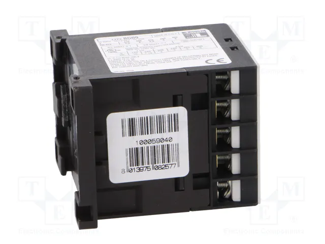 LOVATO ELECTRIC Contactor 3-polar BG 12VDC 9A NO x3 NC LOVATO ELECTRIC Contactor 3-polar BG 12VDC 9A NO x3 NC