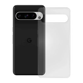 PEDEA 12160062 Funda TPU Transparente con Bolsillo para Tarjetas para Google Pixel 9 Pro XL - Cierre Magnético
