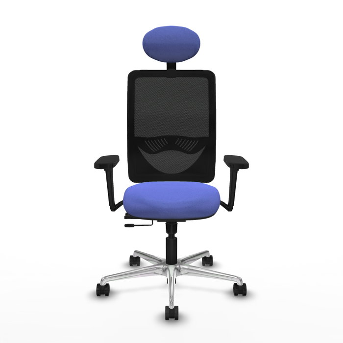 PIQUERAS Y CRESPO Silla de oficina Zulema con mecanismo Sincro/Traslack, Azul claro PIQUERAS Y CRESPO Silla de oficina Zulema con mecanismo Sincro/Traslack, Azul claro