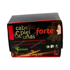 PINISAN Cabello, Piel y Uñas Forte - 12 Viales
