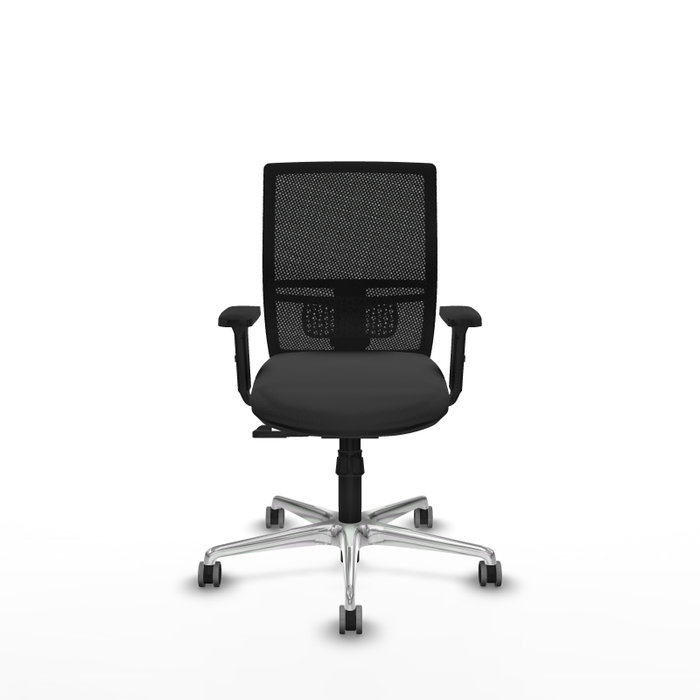PIQUERAS Y CRESPO Silla de oficina Yunquera con mecanismo Sincro, Gris oscuro y Negro PIQUERAS Y CRESPO Silla de oficina Yunquera con mecanismo Sincro, Gris oscuro y Negro