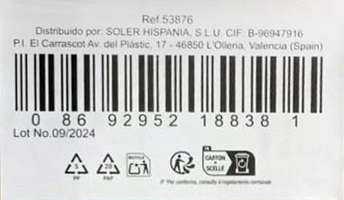 Lav Jarra C/Tapa 1.8 Litros Misket 16 cm x 10 cm x 24 cm, Capacidad 1800 ml, Peso 6.75 kg (6 Unidades)