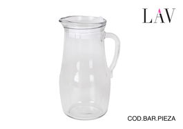 Lav Jarra C/Tapa 1.8 Litros Misket 16 cm x 10 cm x 24 cm, Capacidad 1800 ml, Peso 6.75 kg (6 Unidades)