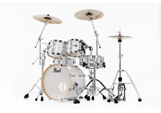 Pearl Batería Profesional 2014Bx/1007T/1208T/1414F - Cascos de Arce Maple White Marine Pearl