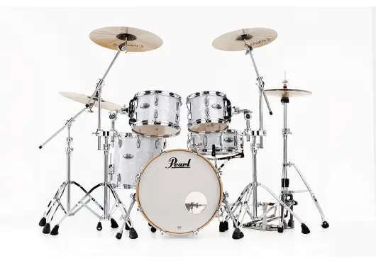 Pearl Batería Profesional 2014Bx/1007T/1208T/1414F - Cascos de Arce Maple White Marine Pearl