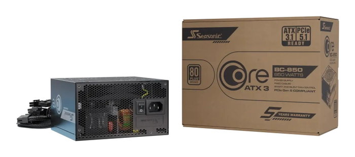 Seasonic Core BC-850 ATX 3.1 850W Black