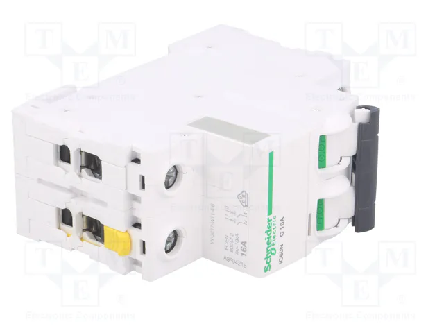 SCHNEIDER ELECTRIC Interruptor magnetotérmico iC60N 16A 2 Polos Curva C