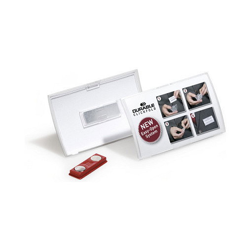 Durable Click Fold m Magnet 40x75mm (10 piezas) Durable Click Fold m Magnet 40x75mm (10 piezas)