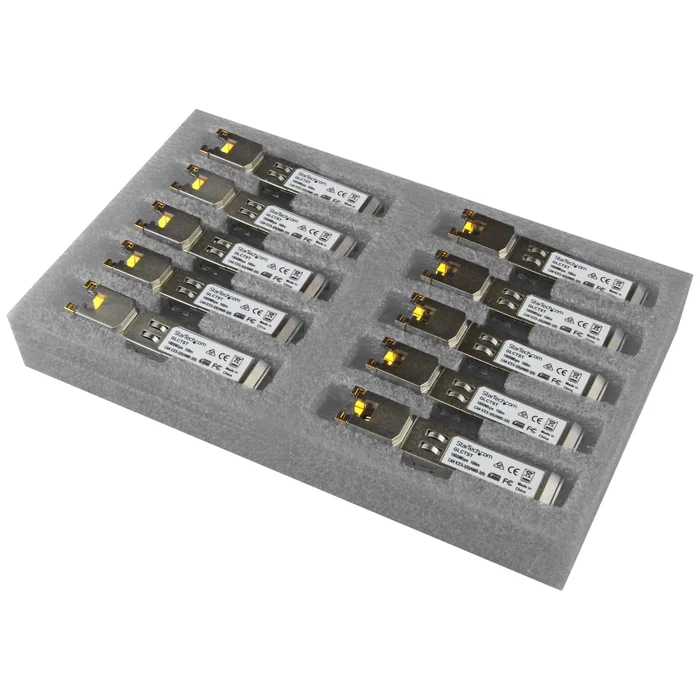 StarTech.com Paquete de 10 Módulos SFP Compatibles con Cisco GLC-T 1000BASE-T a RJ45 StarTech.com Paquete de 10 Módulos SFP Compatibles con Cisco GLC-T 1000BASE-T a RJ45