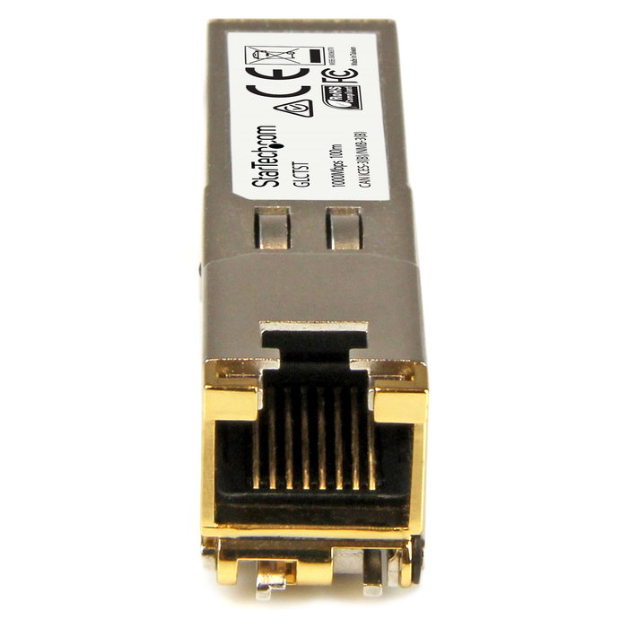 StarTech.com Transceiver SFP Gigabit 1000Base-T RJ45 - Cisco GLC-T Compatible - Módulo de Cobre - Paquete de 10 unidades