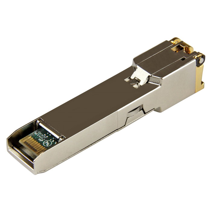 StarTech.com Transceiver SFP Gigabit 1000Base-T RJ45 - Cisco GLC-T Compatible - Módulo de Cobre - Paquete de 10 unidades