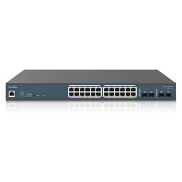 EnGenius EWS7928P-FIT Switch Gestionado L2/L3 24 Puertos Gigabit PoE 240W + 4 SFP, Gris