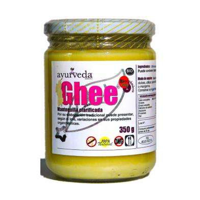 Ayurveda Ghee Mantequilla Clarificada Ecológica Bio 350g Auténtico Ayurveda Ayurveda Ghee Mantequilla Clarificada Ecológica Bio 350g Auténtico Ayurveda