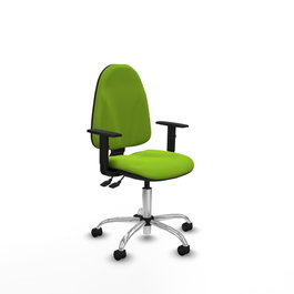 PIQUERAS Y CRESPO Silla de oficina Algarra color Pistacho con mecanismo Asincro
