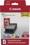 Canon CLI-581XL Multipack de Tinta Original y Papel Fotográfico (Negro, Cian, Magenta, Amarillo)