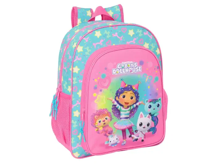Safta Mochila Junior Adaptable a Carro Gabby's Dollhouse Confetti Safta Mochila Junior Adaptable a Carro Gabby's Dollhouse Confetti