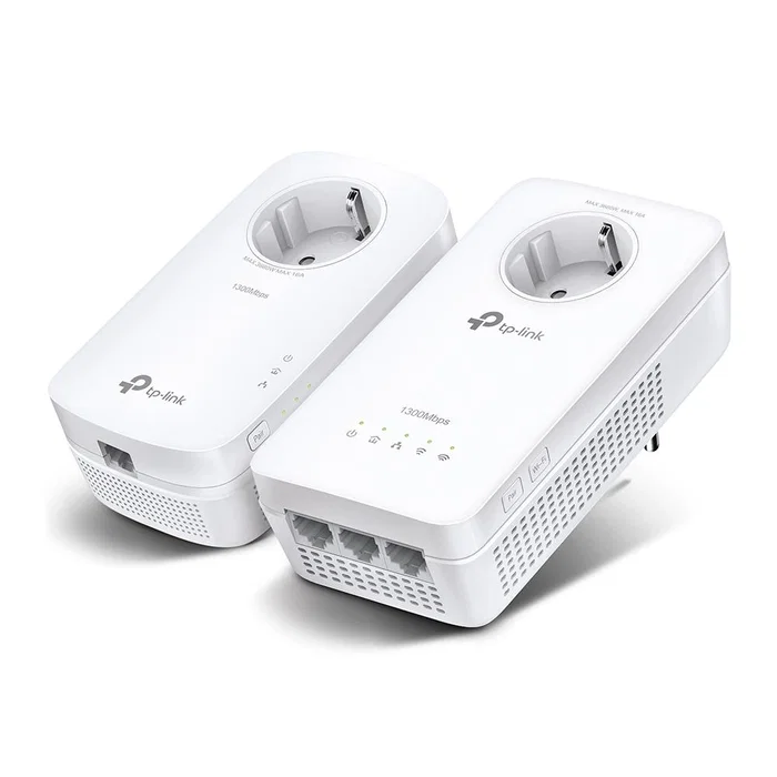 TP-Link TL-WPA8631P KIT Adaptador Powerline AV1300 Wi-Fi AC1200 Blanco TP-Link TL-WPA8631P KIT Adaptador Powerline AV1300 Wi-Fi AC1200 Blanco