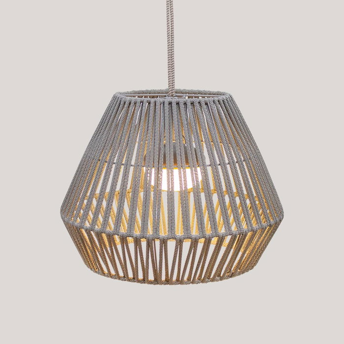New Garden Conta Hang Lámpara Colgante LED Recargable Gris Taupe