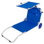 Aktive Beach Tumbona carrito de playa plegable 2 en 1
