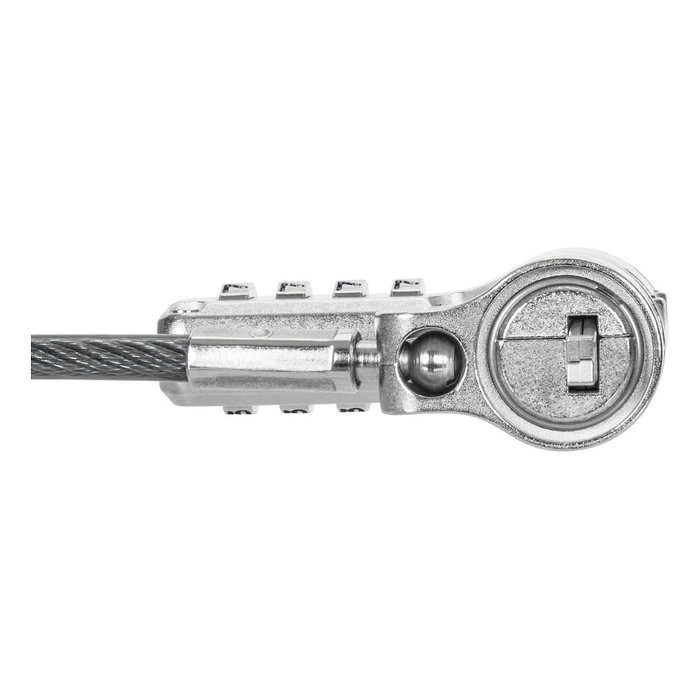 Targus Candado de Seguridad ASP96RGLX con Combinación y Cable de 2 m