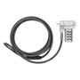Targus Candado de Seguridad ASP96RGLX con Combinación y Cable de 2 m