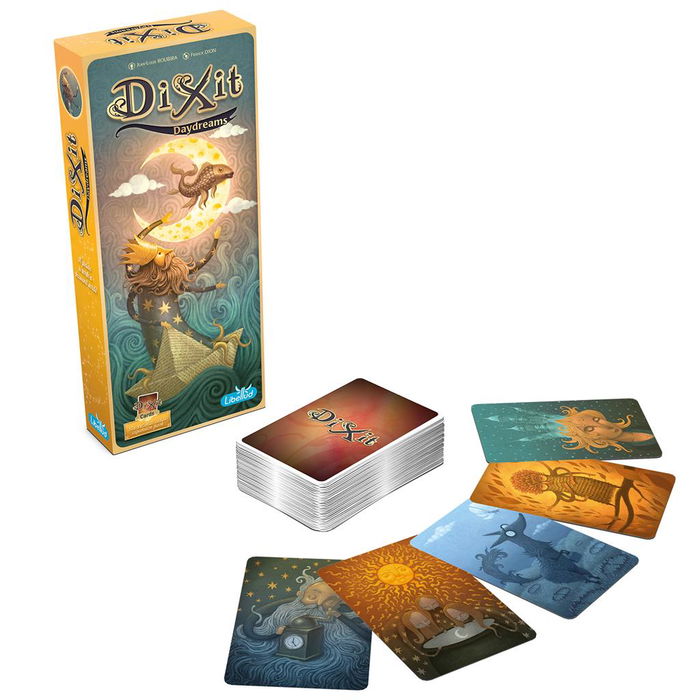 Libellud Dixit Daydreams Expansión Juego de Mesa - 84 Cartas Nuevas Ilustradas, Compatible con Juego Base Dixit, para 3-8 Jugadores a Partir de 8 años, Idioma Español/Portugués