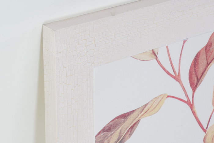 DKD Home Decor Cuadro Lienzo Abeto 70x70 Rosas Surtido de 2 unidades