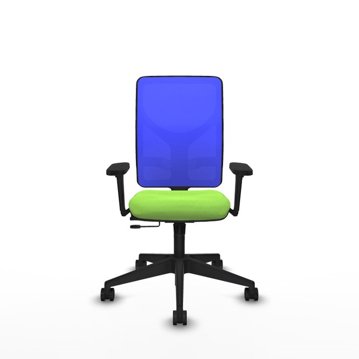 PIQUERAS Y CRESPO Silla de oficina Motilla con mecanismo Sincro/Traslack, color Pistacho y Azul PIQUERAS Y CRESPO Silla de oficina Motilla con mecanismo Sincro/Traslack, color Pistacho y Azul