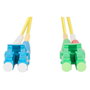 Digitus Cable de fibra óptica LC(APC)-LC OS2 Duplex 2m Amarillo
