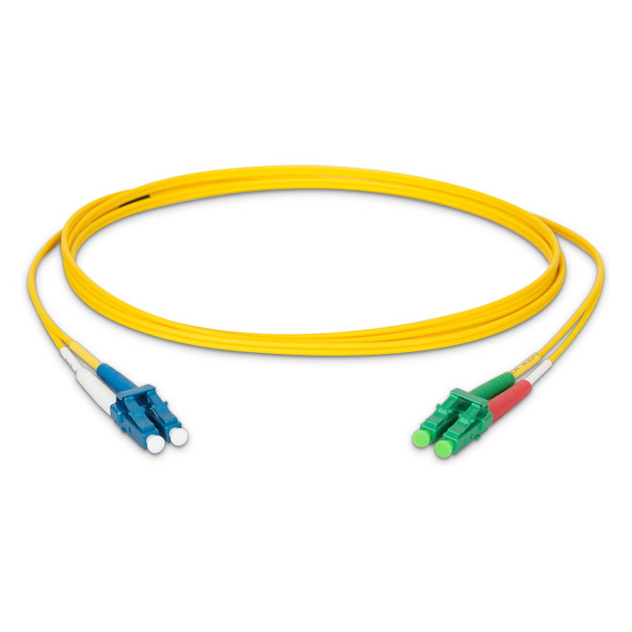 Digitus Cable de fibra óptica LC(APC)-LC OS2 Duplex 2m Amarillo