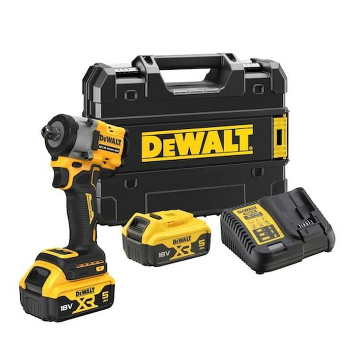 DeWalt DCF922P2T-QW Llave de Impacto 1/2 pulgada con 2 baterías de 5 Ah