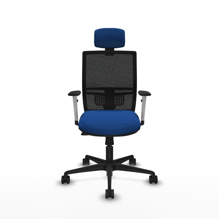 PIQUERAS Y CRESPO Silla de oficina Yunquera Azul con mecanismo Sincro/Traslack PIQUERAS Y CRESPO Silla de oficina Yunquera Azul con mecanismo Sincro/Traslack