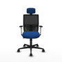 PIQUERAS Y CRESPO Silla de oficina Yunquera Azul con mecanismo Sincro/Traslack